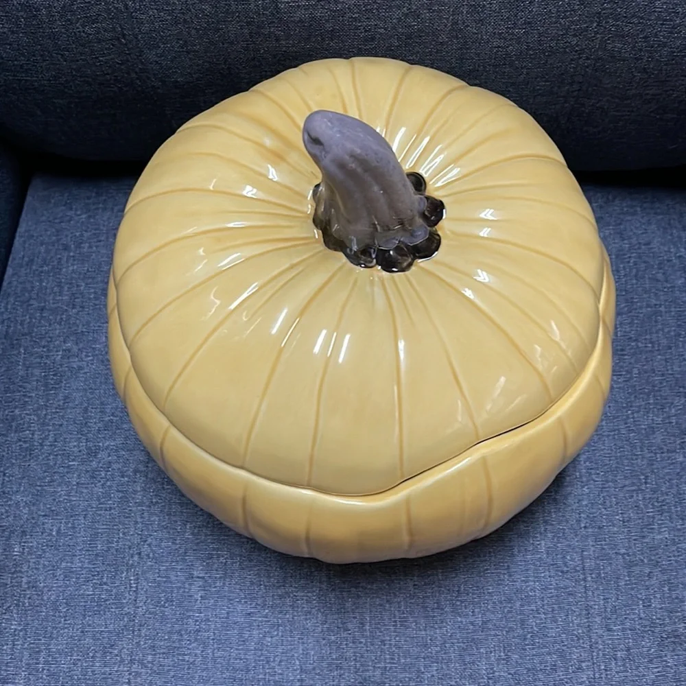 Crate & Barrel Harvest Pumpkin Serving Tureen